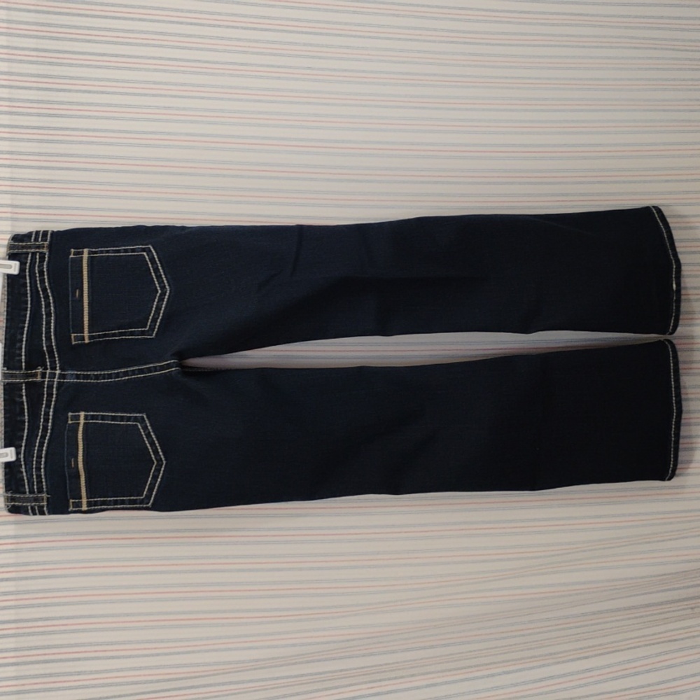 Blue Asphalt Boot Cut Jeans  Five-Pocket Design And Contrasting Stitching 13 - Picture 4 of 9